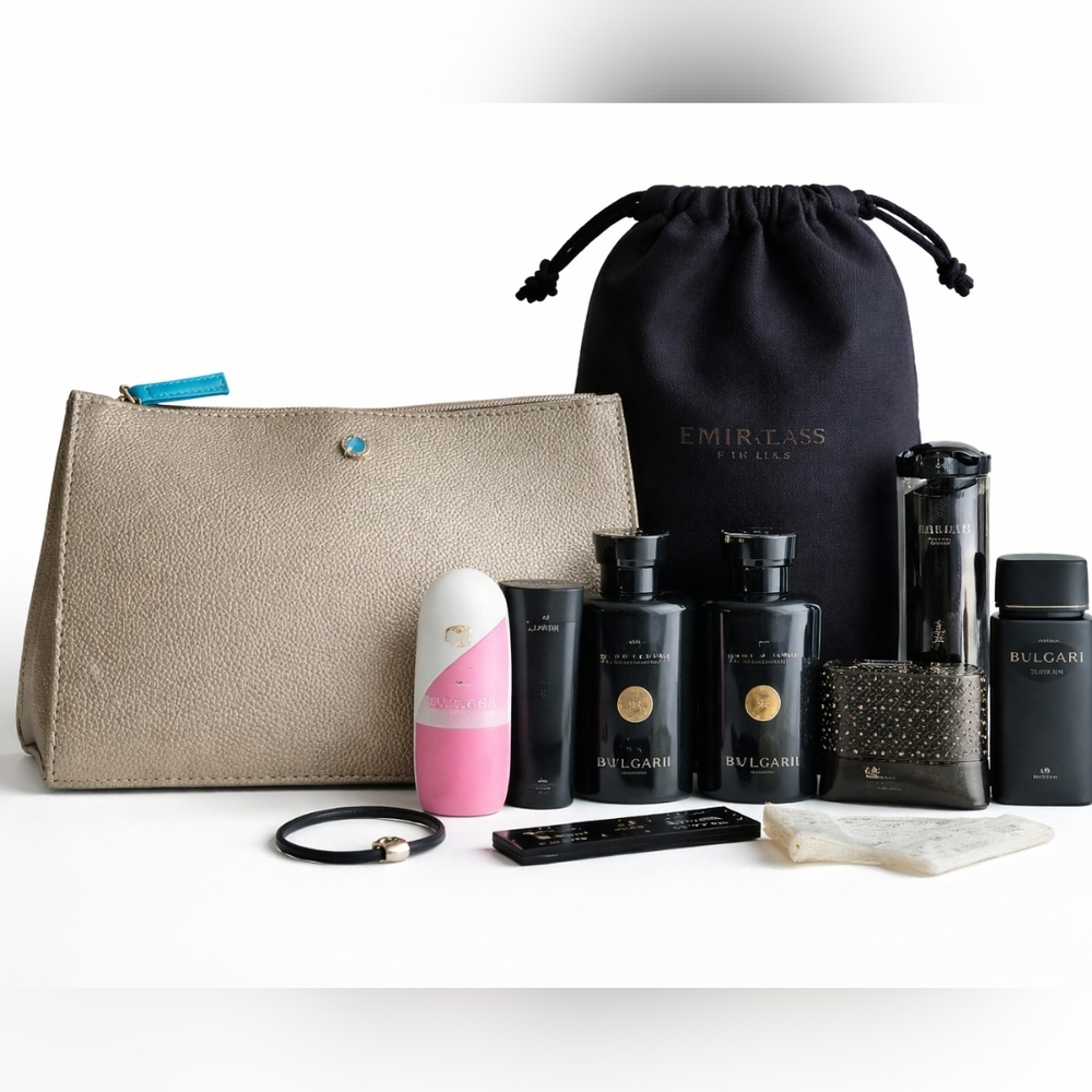 Emirates First Class Women’s Amenity Kit – Bvlgari Le Gemme Orom Set